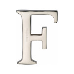 M Marcus Heritage Brass Letter F - Pin Fix 51mm